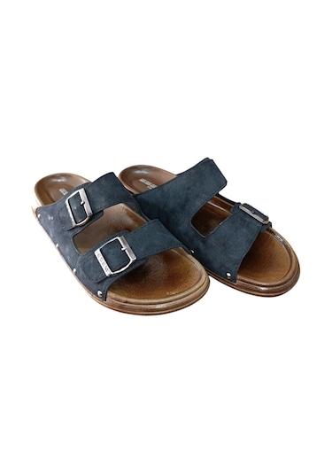 Esem 3769-0001 Erkek Tokalı Yazlık Comfort Terlik Siyah Siyah
