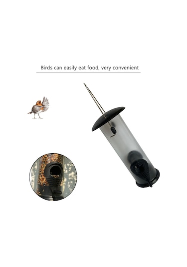 Shineyee Kuş Yemliği Askılı Kuş Yemliği Boru Askılı Yemlik 420ml 2 Besleme Portu İle Açık Havada Bahçede Kuşları Çekmek İçin-8