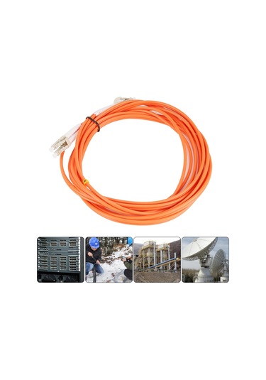 Lemestar 3 Metre Lc-lc Tek Mod Çift Çekirdekli Fiber Kablosu - Telekom Seviyesi, Yüksek Performanslı Veri Aktarımı, Dayanıklı Ve Stabil