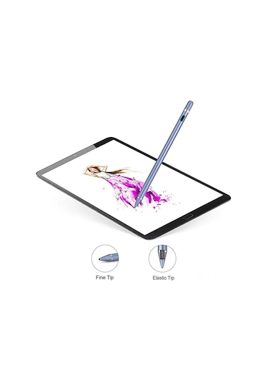 Springsun Mavi Akıllı Kalem: Geri Tepkili Bakır Uçlu, Hassas Çizim & Yazma, İos/android/windows Uyumlu, 30 Dakika Otomatik Kapatma Şeffaf