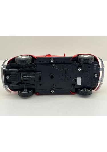 Işıklı Sesli Metal Çek Bırak Araba 15 Cm Kırmızı 89384 Çok Renkli