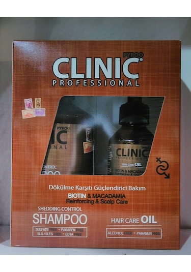 Clinic Professional Biotin Şampuan 500 ML + Biotin Yağı 100 ML