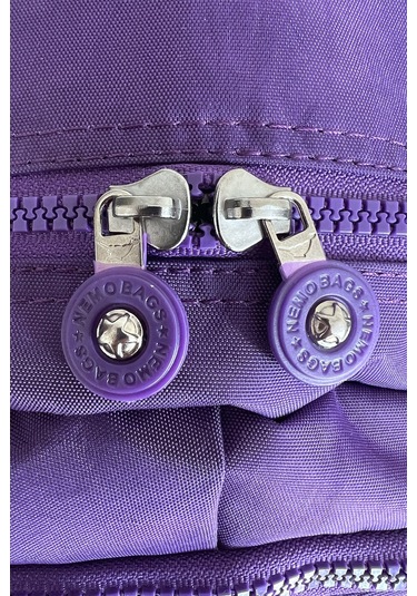 Nemo Group Sırt Çantası Mor Krinkıl Kumaş Suya Dayanıklı Mor