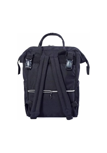 Resmo Bebek Atta Çantası, Anne Bebek Bakım Çantası - Siyah Pullu