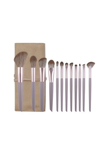 Sones Zoreya Wg-1203-500 12'si 1 Arada Makyaj Fırçası Seti Makyaj Aleti Fırçası, Özellikler: Makyaj Fırçası + Fırça Çantası