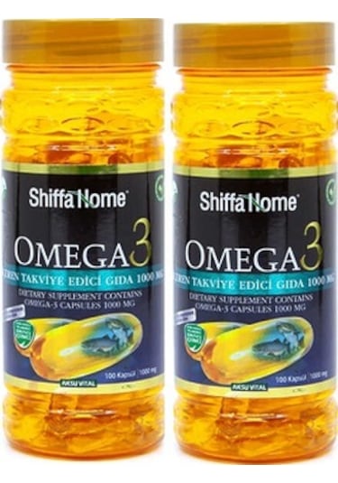 2 Kutu Shiffa Home Omega 3 Balık Yağı 400 Kapsül 1000 Mg