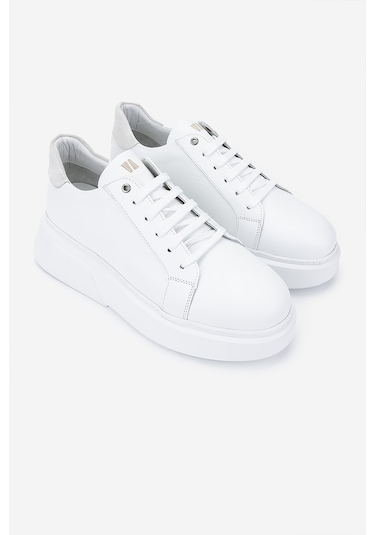 Valmenti Erkek Hakiki Deri Beyaz Sneakers & Spor Ayakkabı 771 35110 Erk Ayk Y25 Beyaz Beyaz