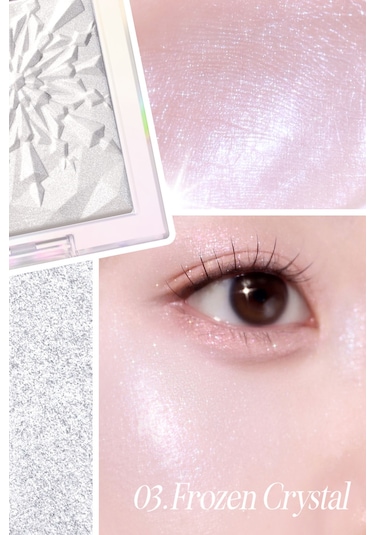 Mikro İnci Tanecikleriyle Yoğun Işıltı Sağlayan Highlighter Clıo Prism Highlighter 03 Frozen Crystal 74517957
