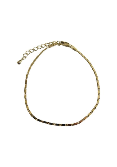 Kadınlar Basit Altın Zincir Halhal Ayak Bileği Bilezik Yalınayak Sandal Plaj Ayak Takı Altın