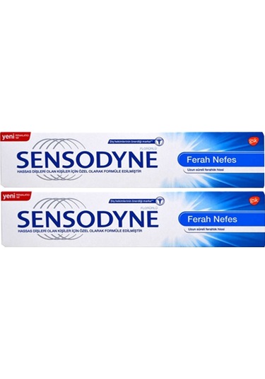 Sensodyne Ferah Nefes Diş Macunu 2 x 100 ML