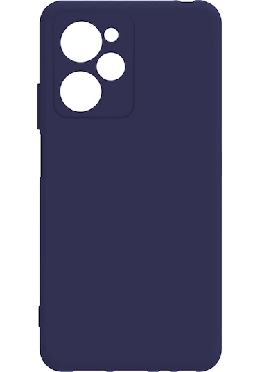 Ekılıf - Xiaomi Poco X5 Pro Uyumlu Kılıf Mat Soft Esnek Biye Silikon - Lacivert