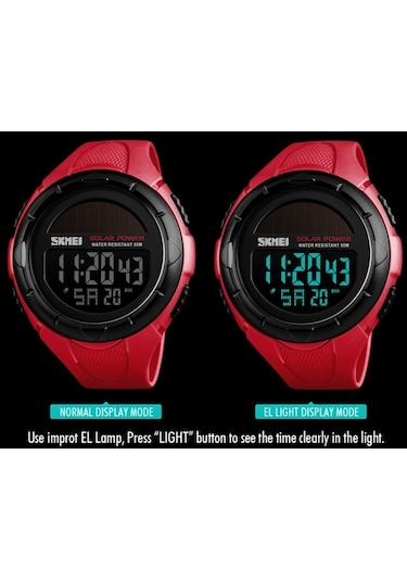 Skmei 1405 Solar 50 M Dalış Spor Erkek Kol Saati 001