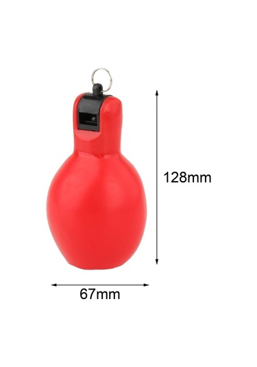 Homyl 2 Parça El Sıkma Düdük Antrenörler Kırmızı-ve-siyah Kırmızı Ve Siyah