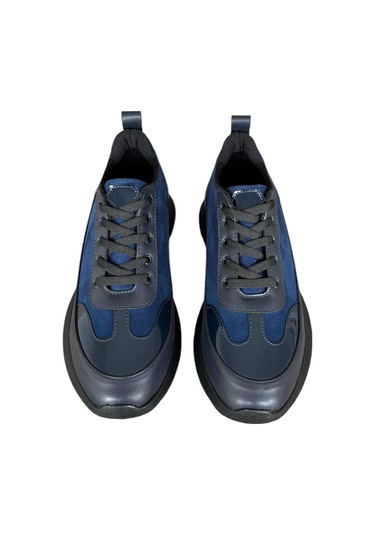 Bağcıklı Kadın Spor Sneaker Ayakkabı Lacivert-laci Lacivert