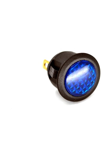 Mavi Göz Lambası 12v Led 23mm Gösterge İkaz