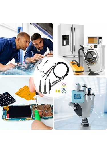 Trendooze Seti Probları Prob Osiloskop Osiloskop Kelepçe İle Birlikte 100mhz Bz