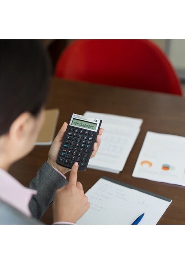 HP 10bII+ Finansal Hesap Makinesi Gri-Siyah