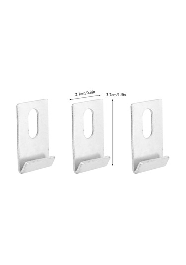 Xiyyadms 10 Adet Metal Seracık Taban Sabitleyici, Anti-korozif Alüminyum Seralar İçin Güvenlik Kancaları, Kolay Kurulum