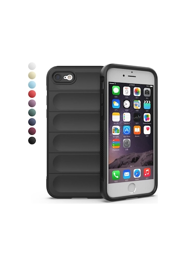 iPhone Uyumlu 7 / 8 Kılıf Optimum Lens Çerçeveli Silikon Kapak