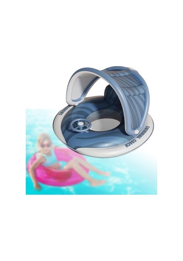 Ganzhoushop Bebek Yüzme Havuzu, Mavi Küvet Suntek Yüzer Aksesuarları Mp Mavi