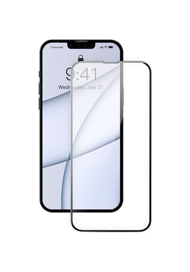 Baseus Apple Uyumlu   iPhone 13 Pro Max 6.7 0.3mm Tempered Full-glass Cam Ekran