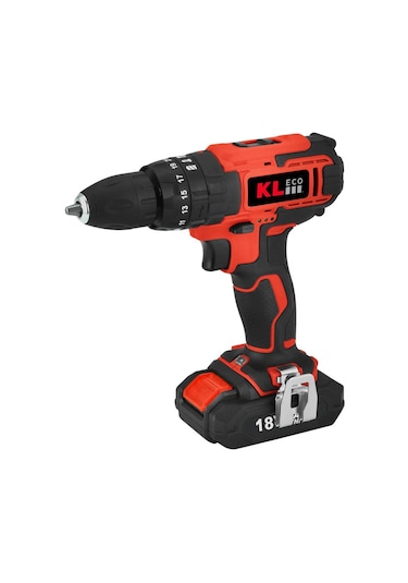 Kleco KE18DM-15 18V 1.5 Ah Li-ion Tek Akülü Darbeli Matkap Vidalama