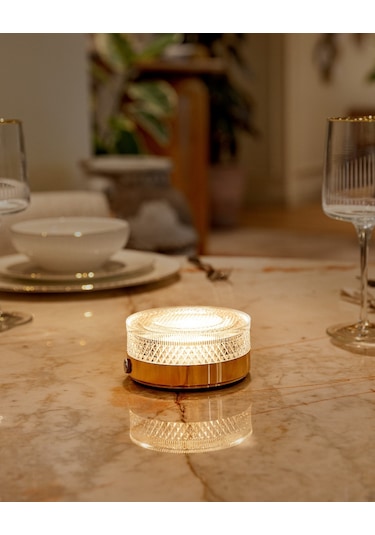 Madame Coco Claire Dokunmatik Abajur Abjr00000000188x8x5 Cm-gold Diğer