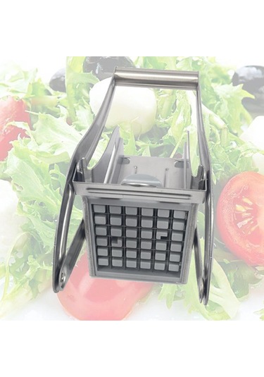 Homyl Manuel Kızartma Kesici 2 Adet Fransız Patates Peynir İçerir Gümüş