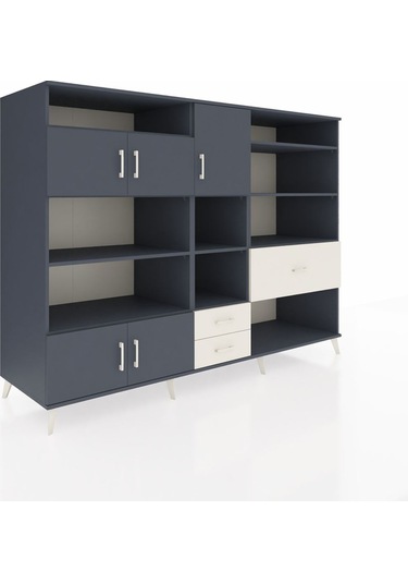 Kronos Dolap 13 Raflı 3 Çekmeceli 5 Kapaklı 220x59x163 Antrasit-a Antrasit-antrasit/aytaşı Kronos Dolap 13 Raflı 3 Çekmeceli 5 Kapaklı 220x59x163 Antrasit-a Antrasit-antrasit/aytaşı