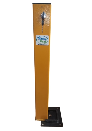 Otopark Direği-üsten Kiltli Kızaklı Demir Direk-6mm -70x70cm