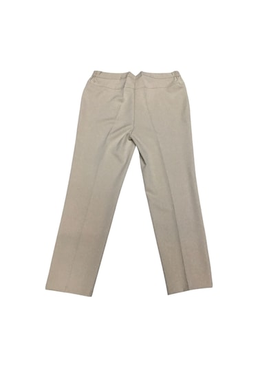 Ece Giyim Yanlardan Lastikli Büyük Beden Pantolon Plt98 Krem