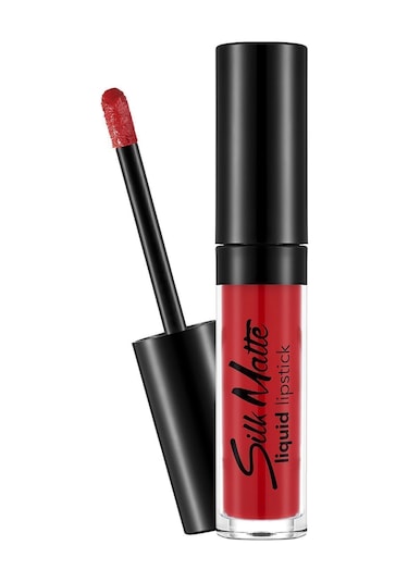 Flormar Kadife Dokulu Likit Mat Ruj - Silk Matte Liquid Lipstick - 007 CLARET RED - 8690604397365