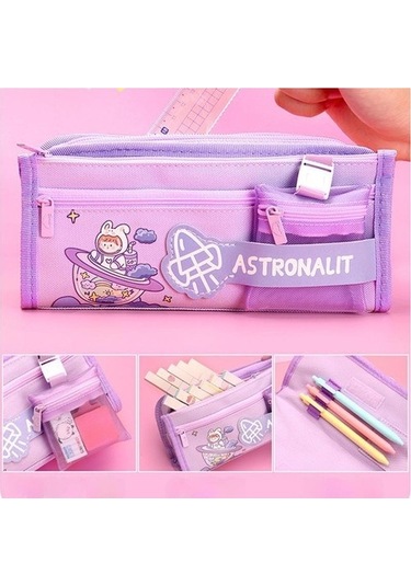 Coco Vance Büyük Kapasiteli Çok Fonksiyonlu Ilkokul Öğrencisi Karikatür Kalem Kutusu 2onhzs Diğer