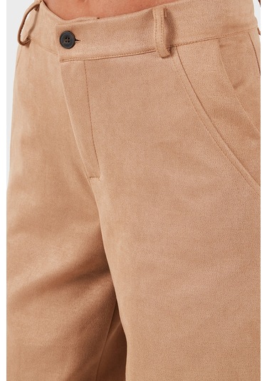 Via Dante Bayan Pantolon 68672644suede Bej Bej