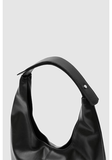 Zaura Salaş Omuz Çantası Siyah Siyah