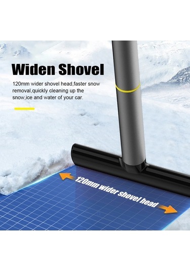 Besthome1 Çift Taraflı Alüminyum Buz Ve Lastik Temizleyici, Kar Yol Kazıyıcı