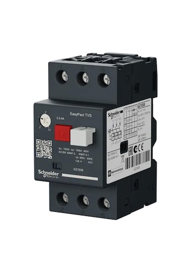 SCHNEİDER ELECTRİC Easypact Tvs Gz1E08 Motor Koruma Şalteri (2,5A-4A)