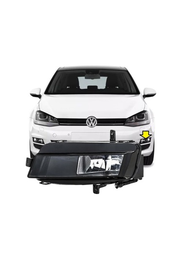 Golf 7 2013-2016 Model Arası Uyumlu Sol Sürücü Tarafı Sis Farı Lambası