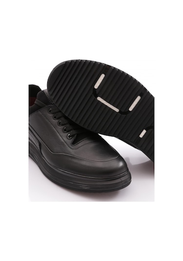 Dgn 20138 Erkek Bağcikli Sneaker Ayakkabi 20138-17-R123499 Siyah