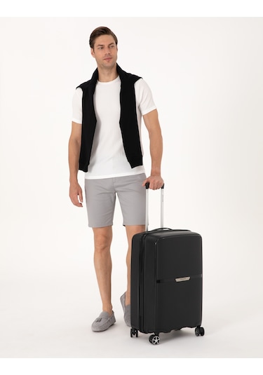 Pierre Cardin Erkek Siyah Valiz 50312937-vr046 Siyah