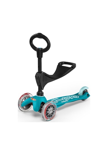 Micro Mini Micro 3in1 Deluxe 3 Tekerlekli Scooter Aqua