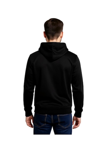 Dynamo Erkek Kapüşonlu Fermuarlı Siyah Sweatshirt Bgl-st04790 Siyah