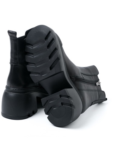 Sıyah Bot Kadın Tu-5132 101-b John May Siyah Null Siyah