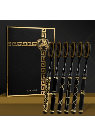 Yuqing 6 Adet Hediye Kutusu Siyah Altın Serisi Verimli