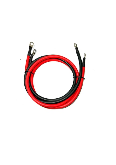 2 Adet 25 Mm2 Akü Paralel Bağlantı Kablosu 150 Cm Pabuçlu