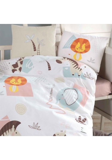 Clasy Bebek Nevresim Takımı Sweet Zuu Bej