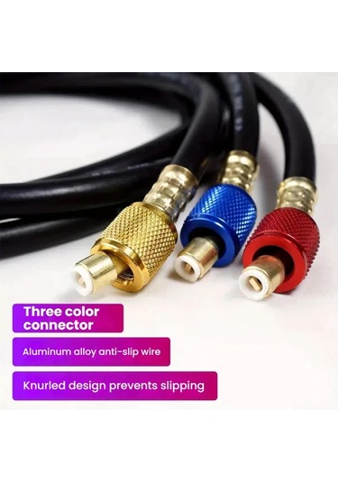 Dashanshop 39.37inch R410 R134a R32 Soğutucu Hortumu 600-3000psi Hvac Klima Pompası