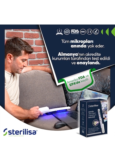 Sterilisa Pro Darbeli Uvc Sterilizasyon ve Dezenfeksiyon Cihazı