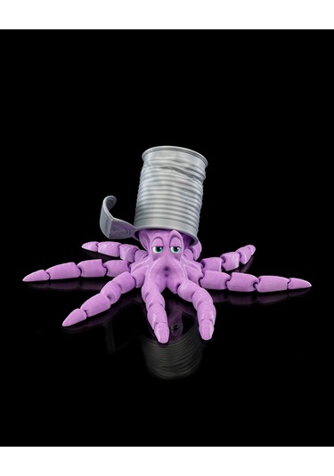 Hareketli Şapkalı Ahtapot 20cm