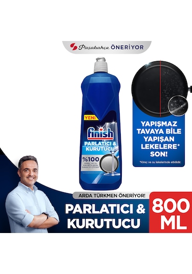 Finish Bulaşık Makinesi Tuzu 2 x 1500 G + Finish Parlatıcı 800 ML